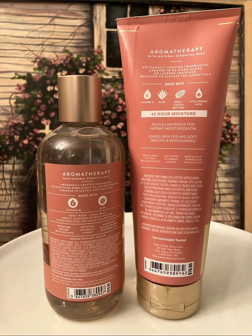 Bath & Body Works Heirloom Rose Body Cream & Wash Duo NEW
